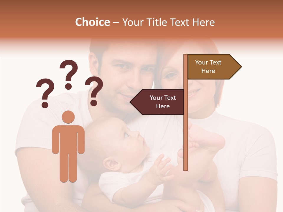 Girl Young Dad PowerPoint Template