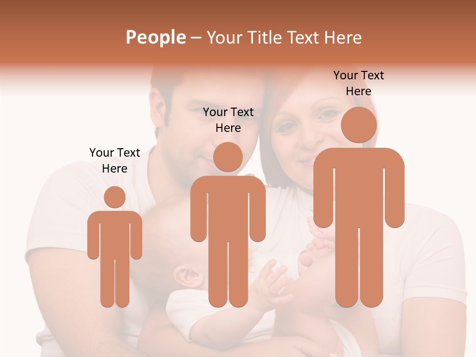 Girl Young Dad PowerPoint Template