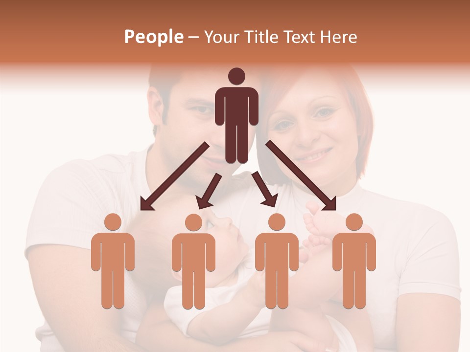 Girl Young Dad PowerPoint Template