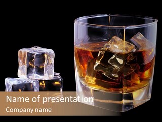 Thirsty Whisky Brandy PowerPoint Template