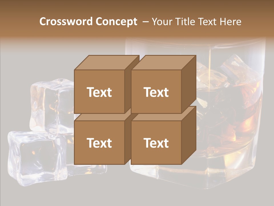 Thirsty Whisky Brandy PowerPoint Template