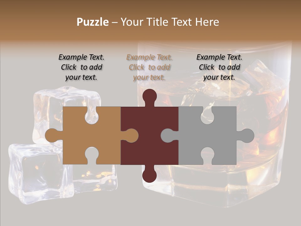 Thirsty Whisky Brandy PowerPoint Template