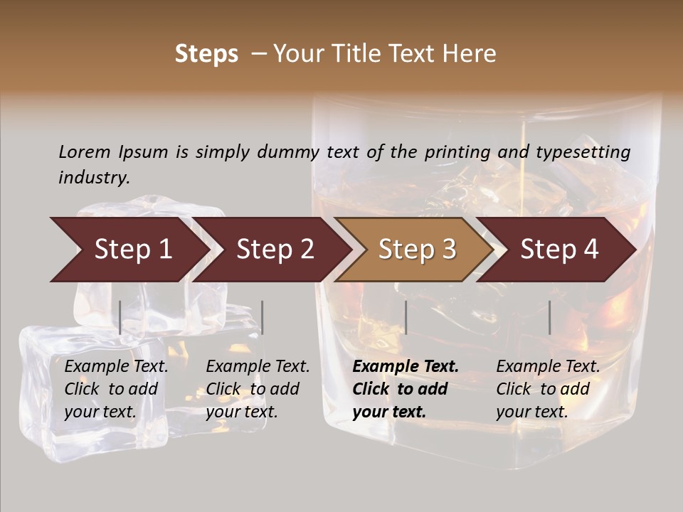 Thirsty Whisky Brandy PowerPoint Template