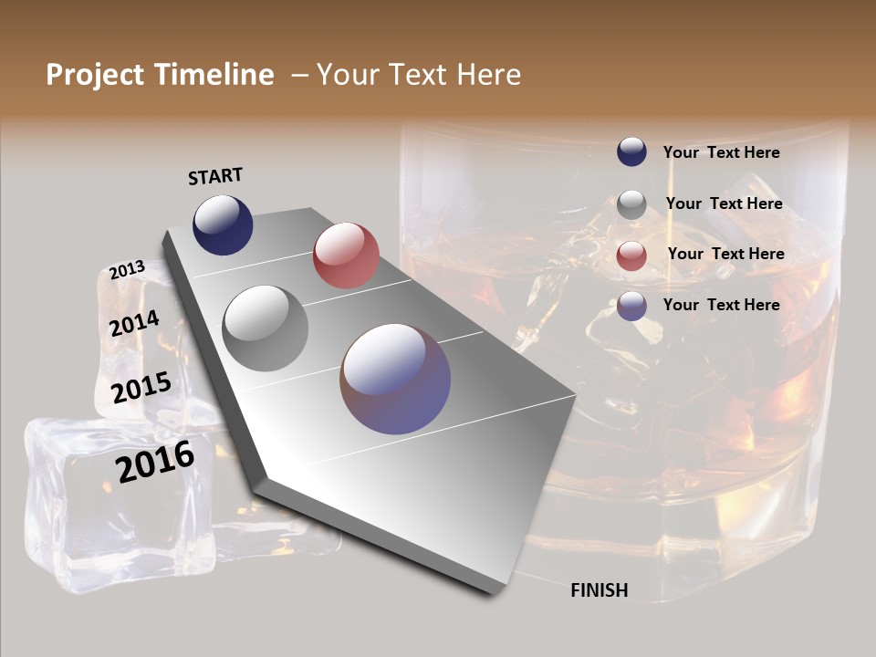 Thirsty Whisky Brandy PowerPoint Template