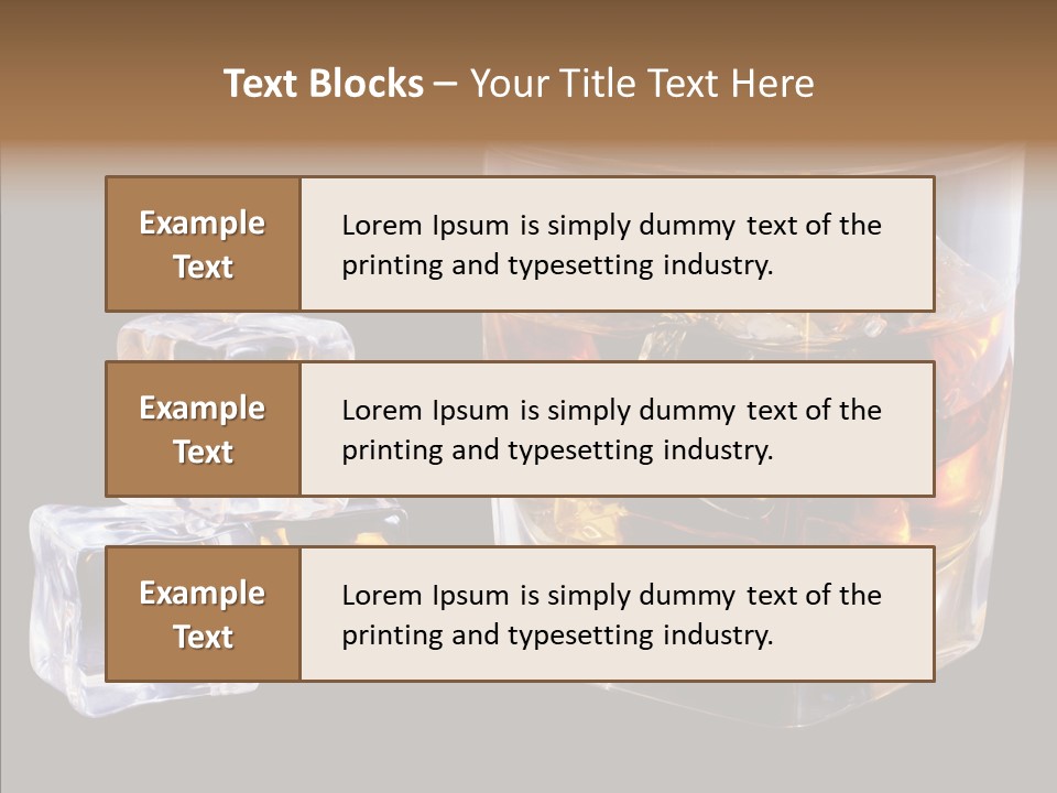 Thirsty Whisky Brandy PowerPoint Template