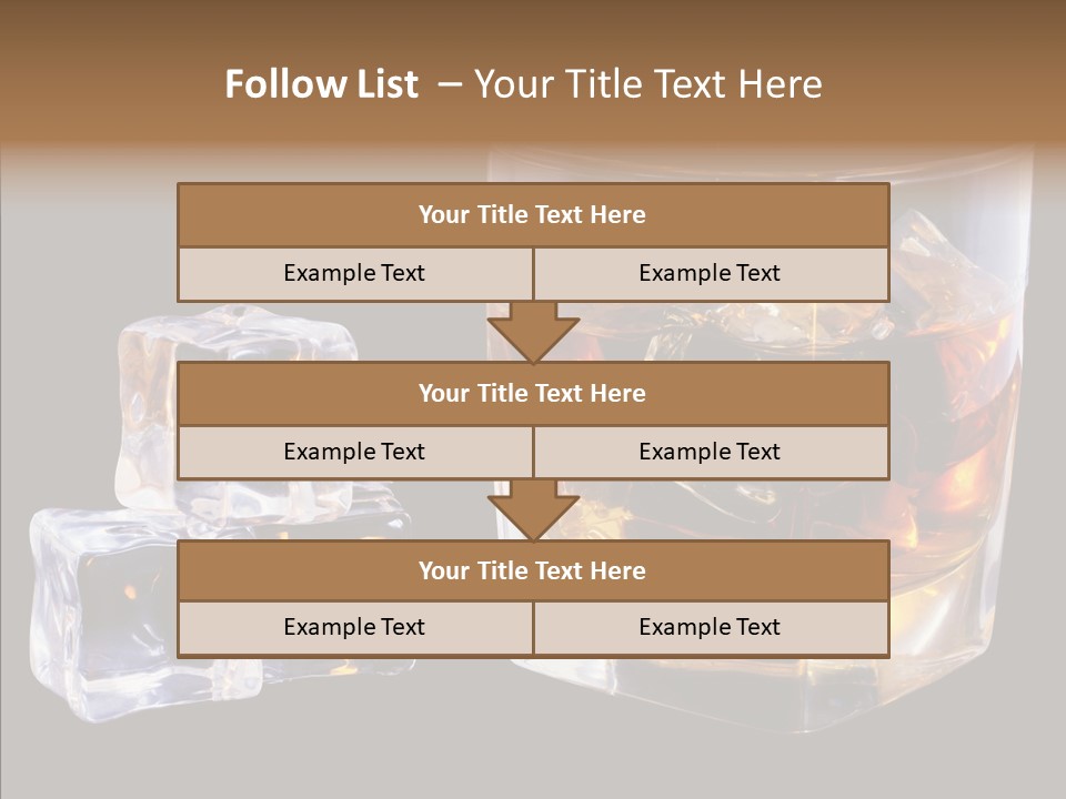 Thirsty Whisky Brandy PowerPoint Template