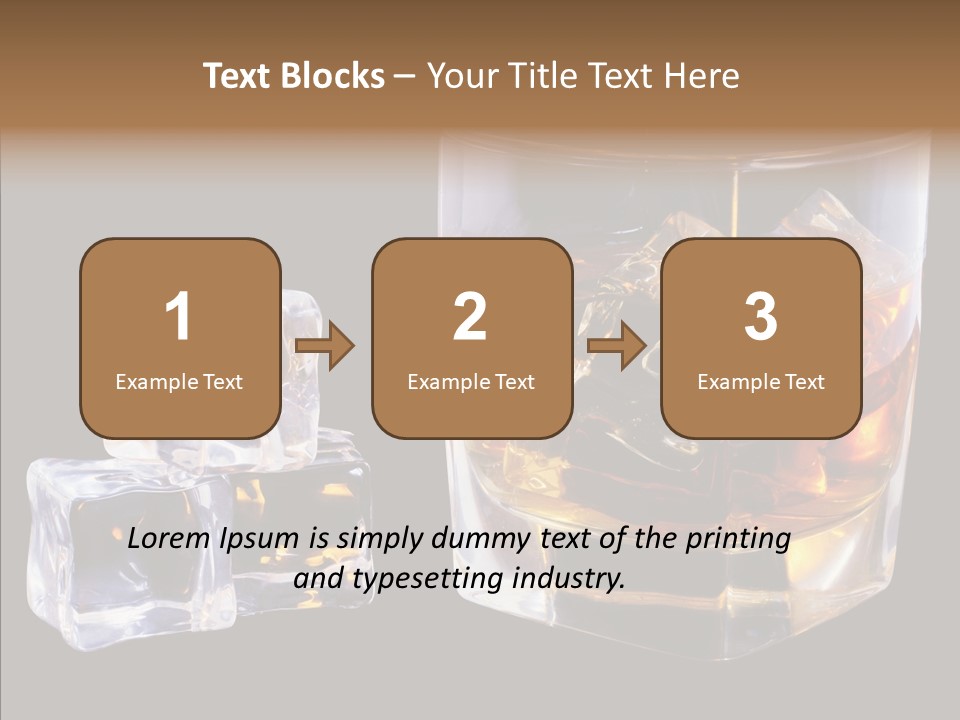 Thirsty Whisky Brandy PowerPoint Template