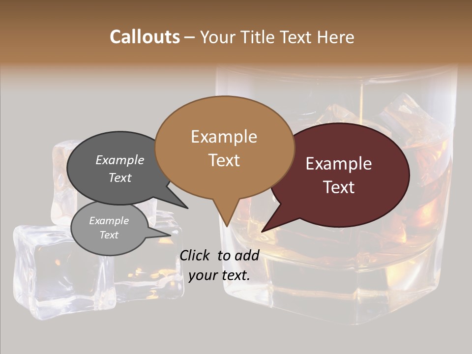 Thirsty Whisky Brandy PowerPoint Template