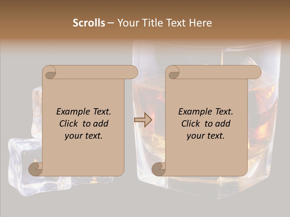 Thirsty Whisky Brandy PowerPoint Template