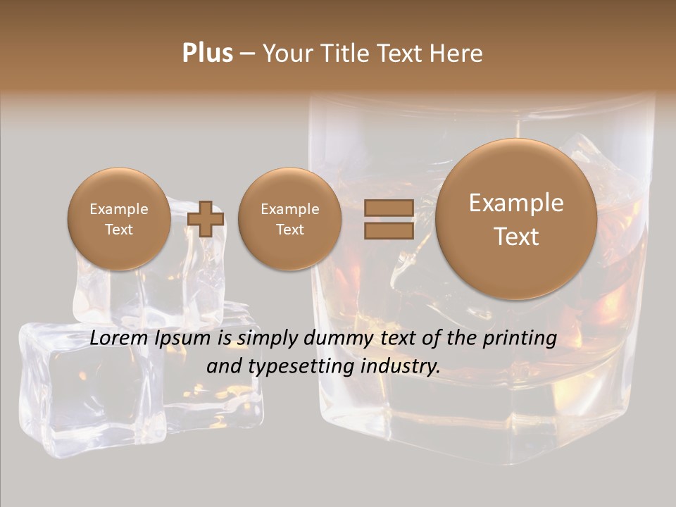 Thirsty Whisky Brandy PowerPoint Template
