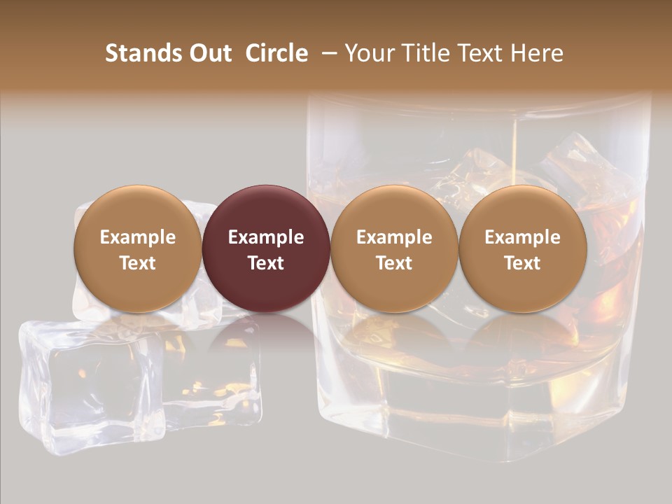 Thirsty Whisky Brandy PowerPoint Template
