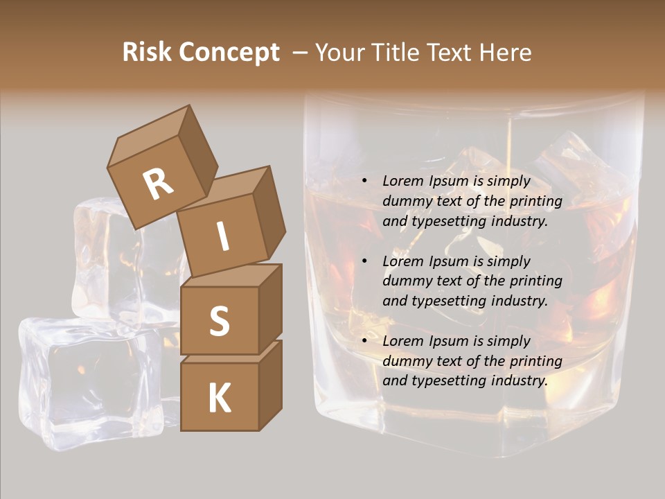 Thirsty Whisky Brandy PowerPoint Template