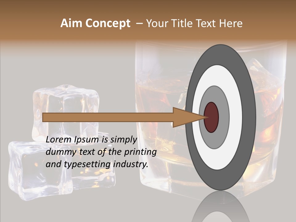 Thirsty Whisky Brandy PowerPoint Template