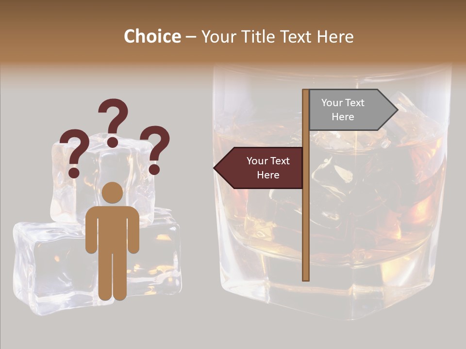 Thirsty Whisky Brandy PowerPoint Template