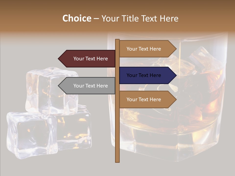 Thirsty Whisky Brandy PowerPoint Template
