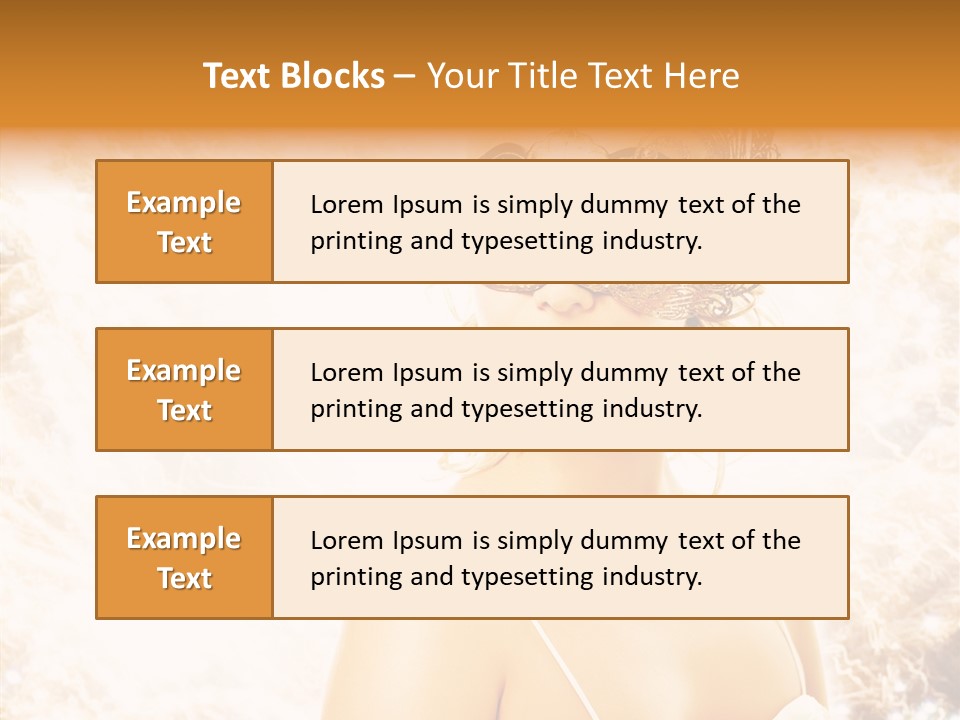 Beauty Carnival Sensual PowerPoint Template