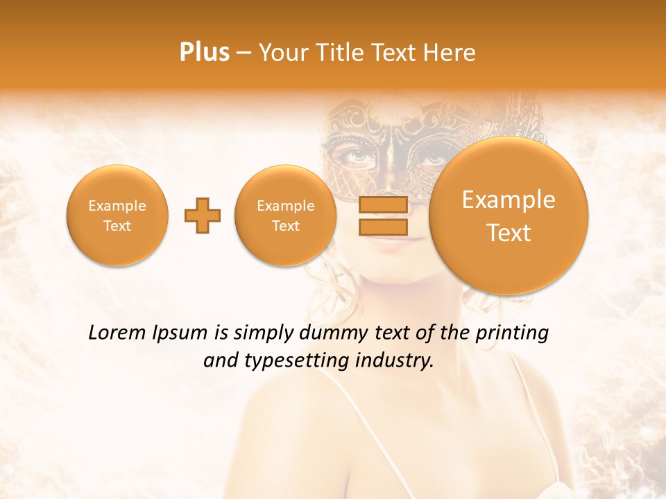 Beauty Carnival Sensual PowerPoint Template