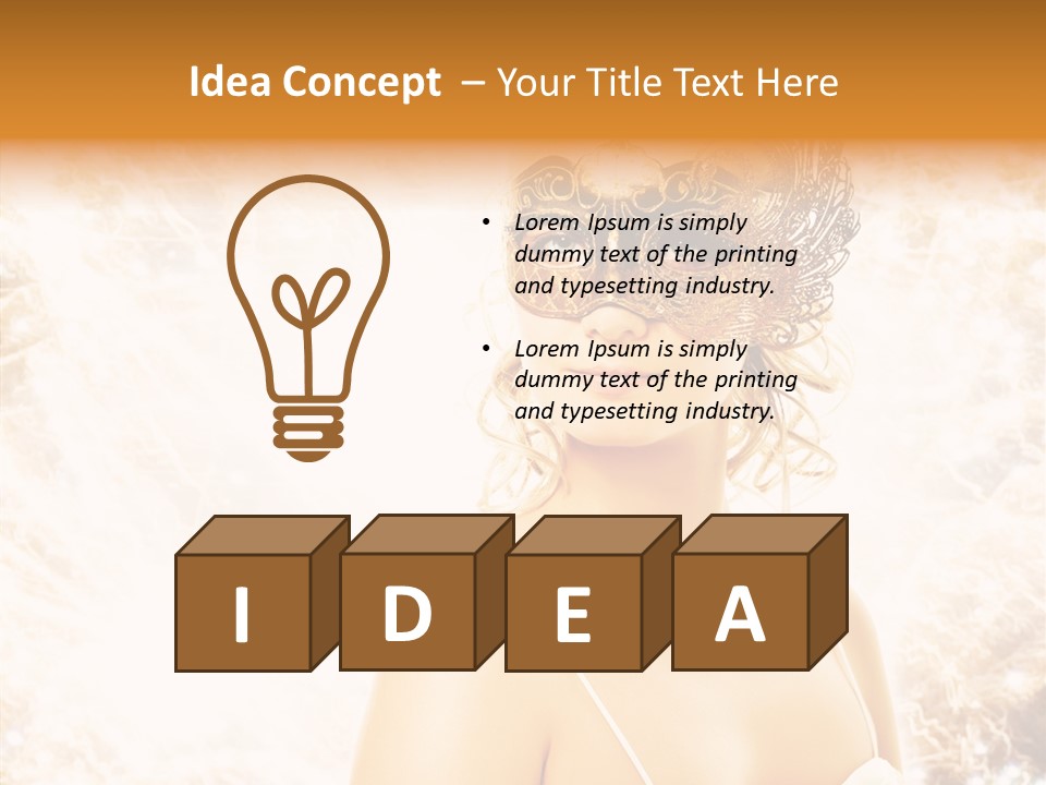 Beauty Carnival Sensual PowerPoint Template