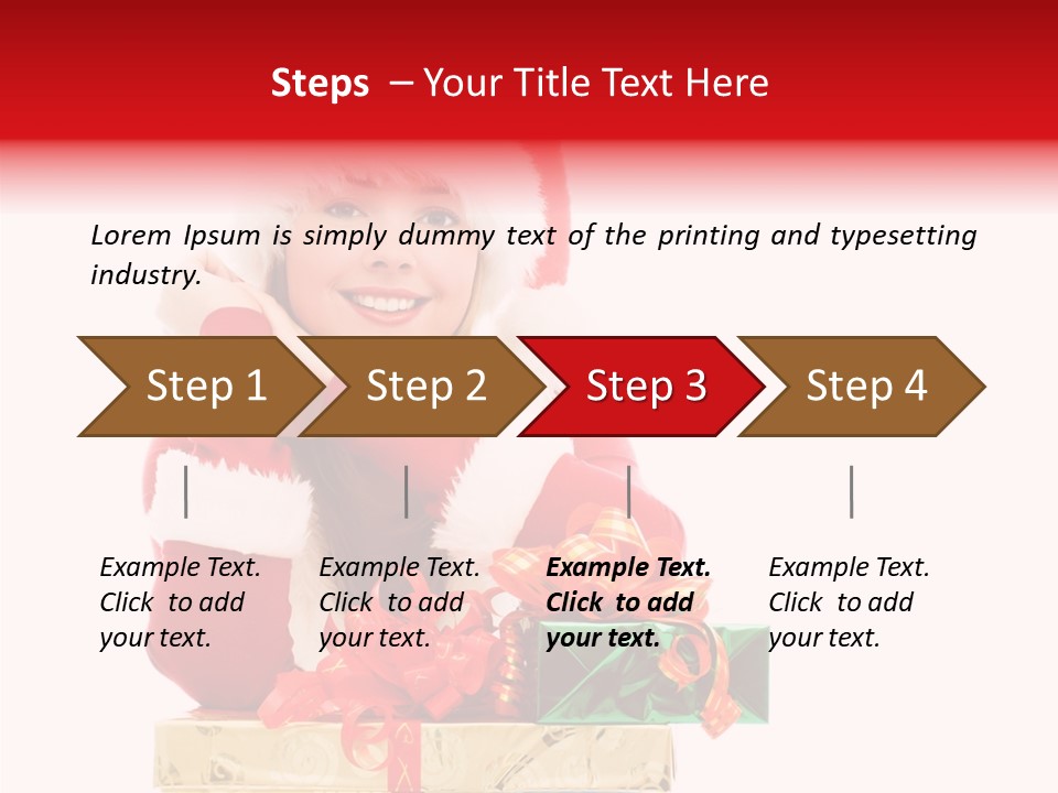 Presents Sexy Christmas PowerPoint Template