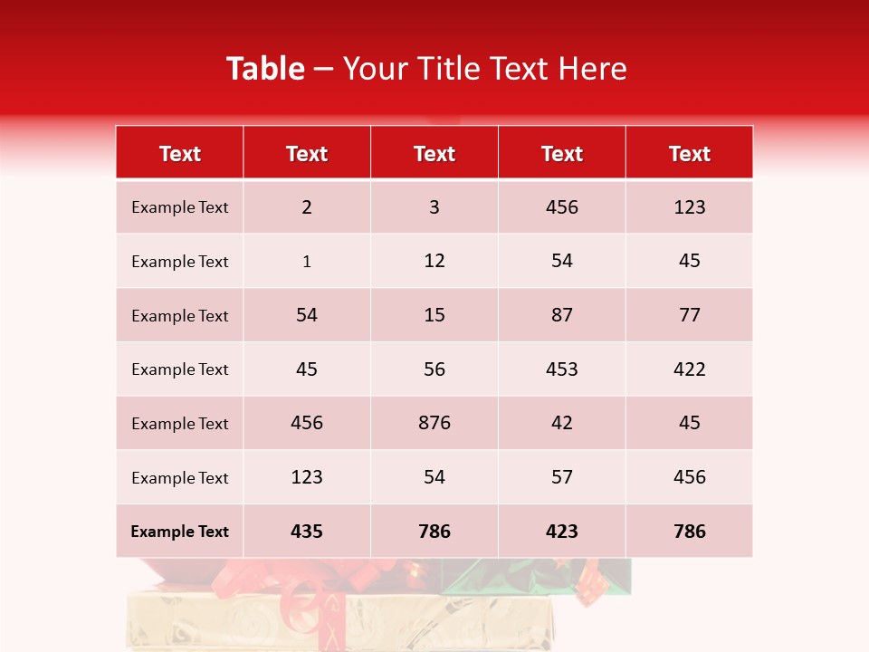 Presents Sexy Christmas PowerPoint Template