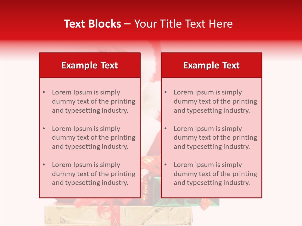 Presents Sexy Christmas PowerPoint Template