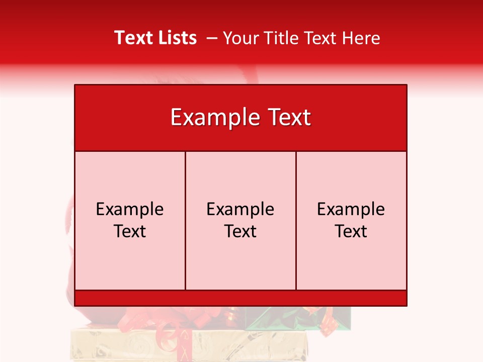 Presents Sexy Christmas PowerPoint Template