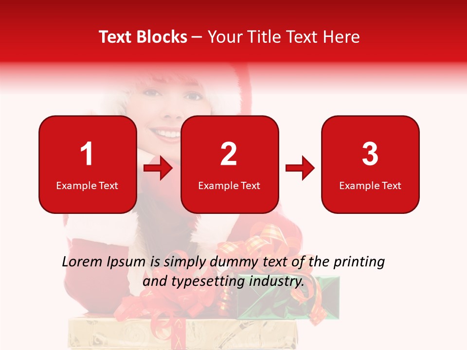 Presents Sexy Christmas PowerPoint Template