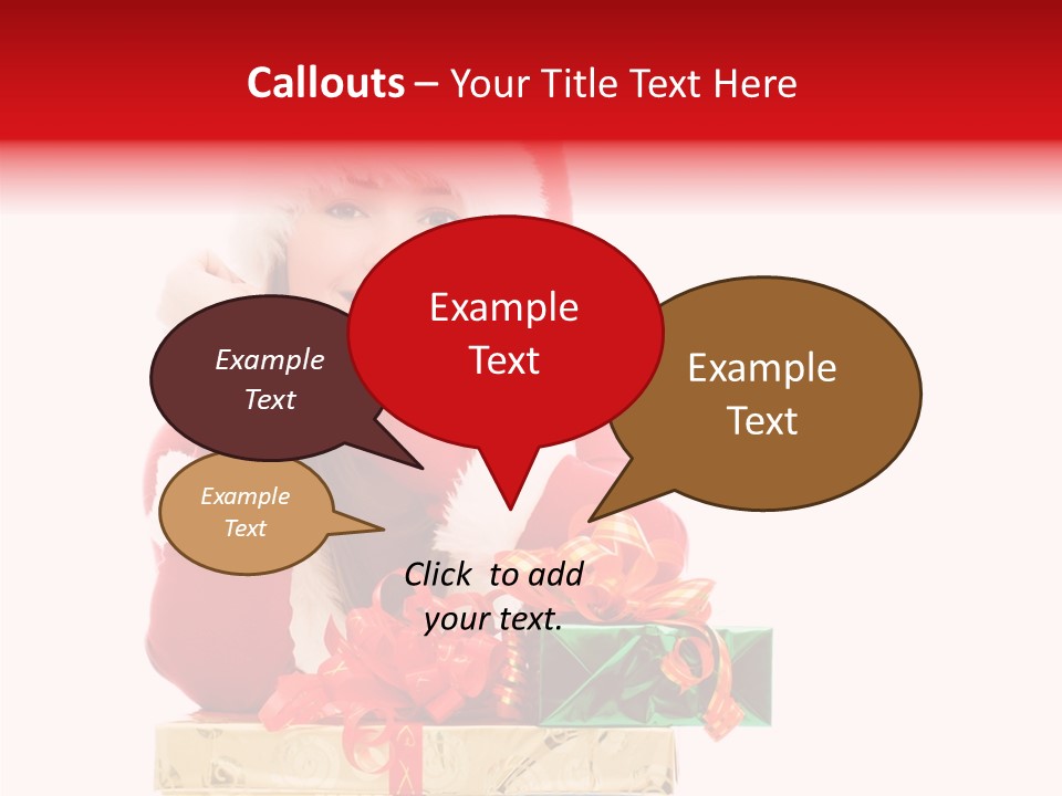 Presents Sexy Christmas PowerPoint Template