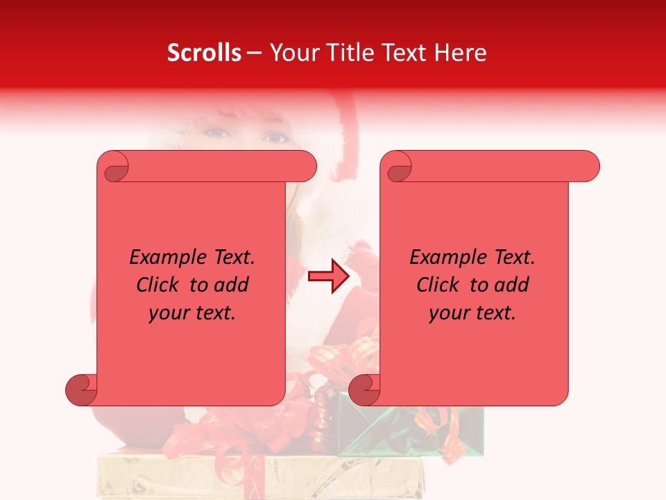Presents Sexy Christmas PowerPoint Template