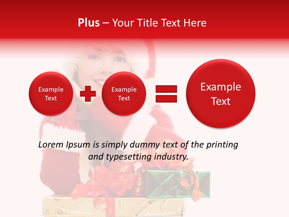 Presents Sexy Christmas PowerPoint Template