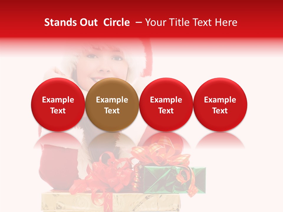 Presents Sexy Christmas PowerPoint Template