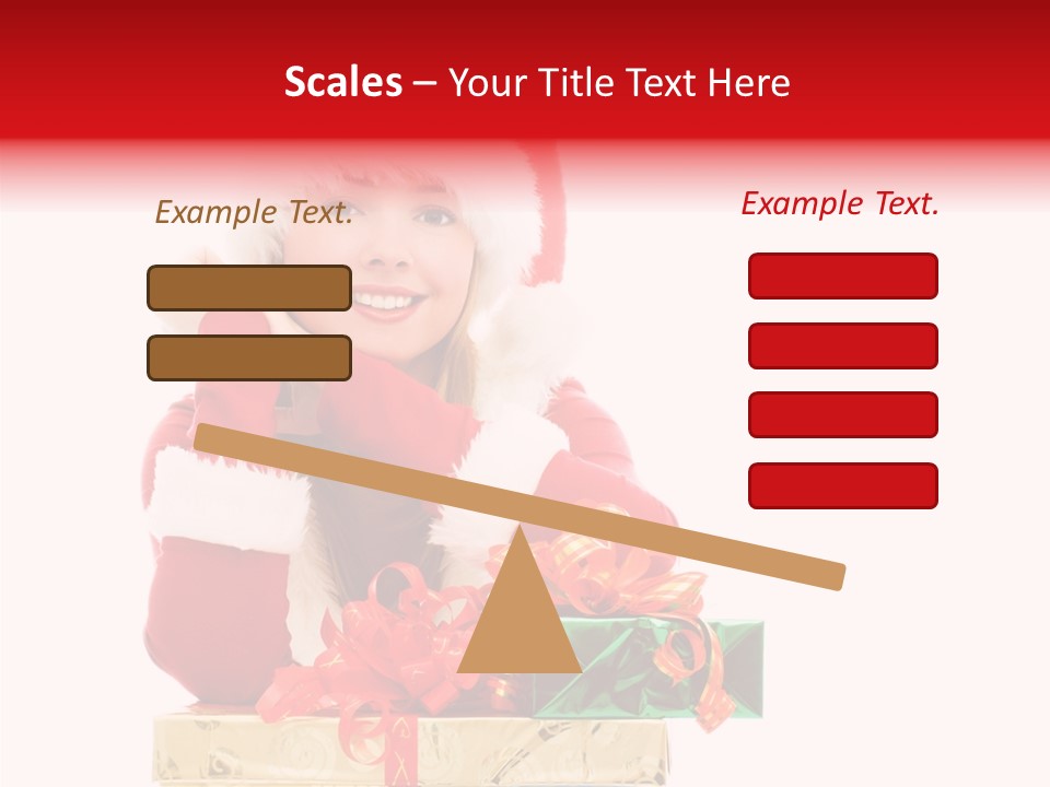 Presents Sexy Christmas PowerPoint Template
