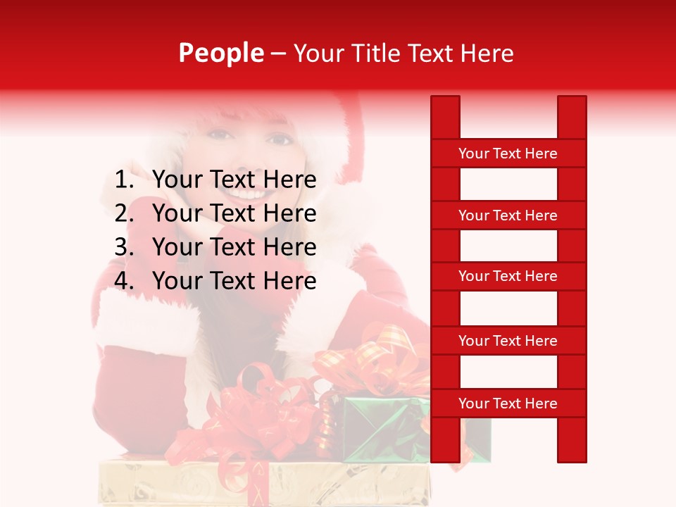 Presents Sexy Christmas PowerPoint Template