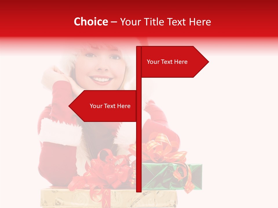 Presents Sexy Christmas PowerPoint Template