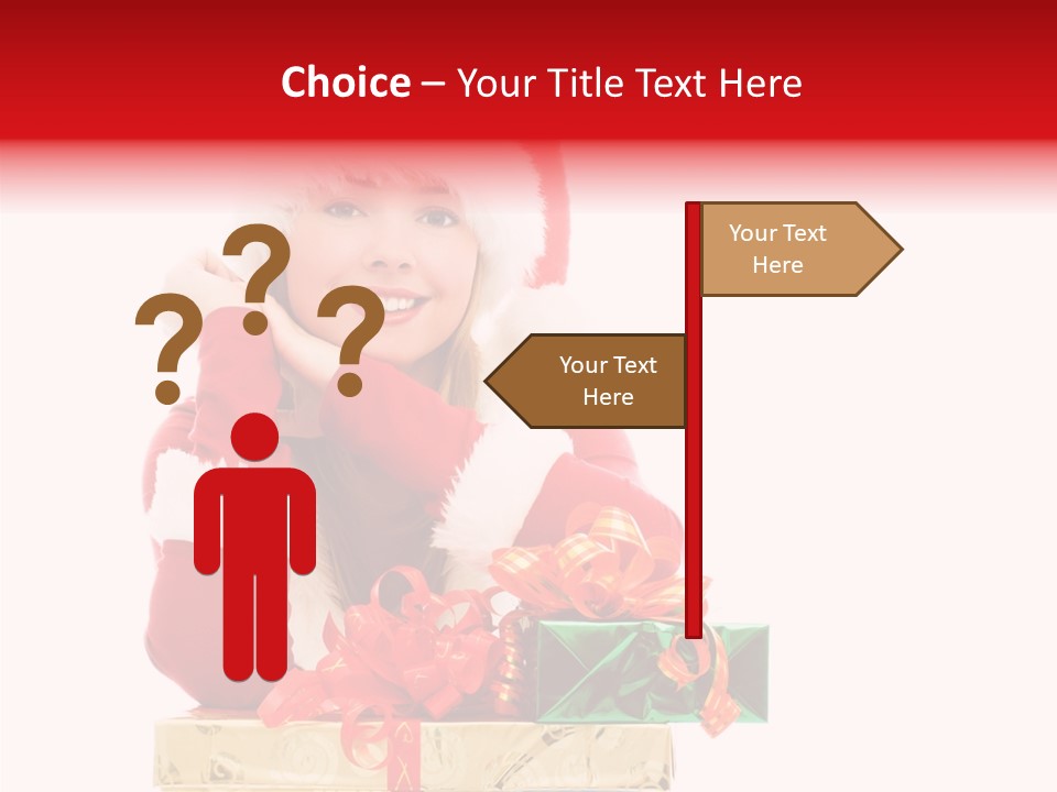 Presents Sexy Christmas PowerPoint Template