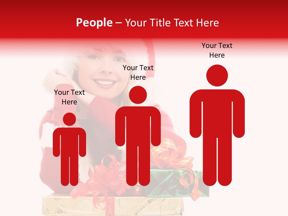 Presents Sexy Christmas PowerPoint Template