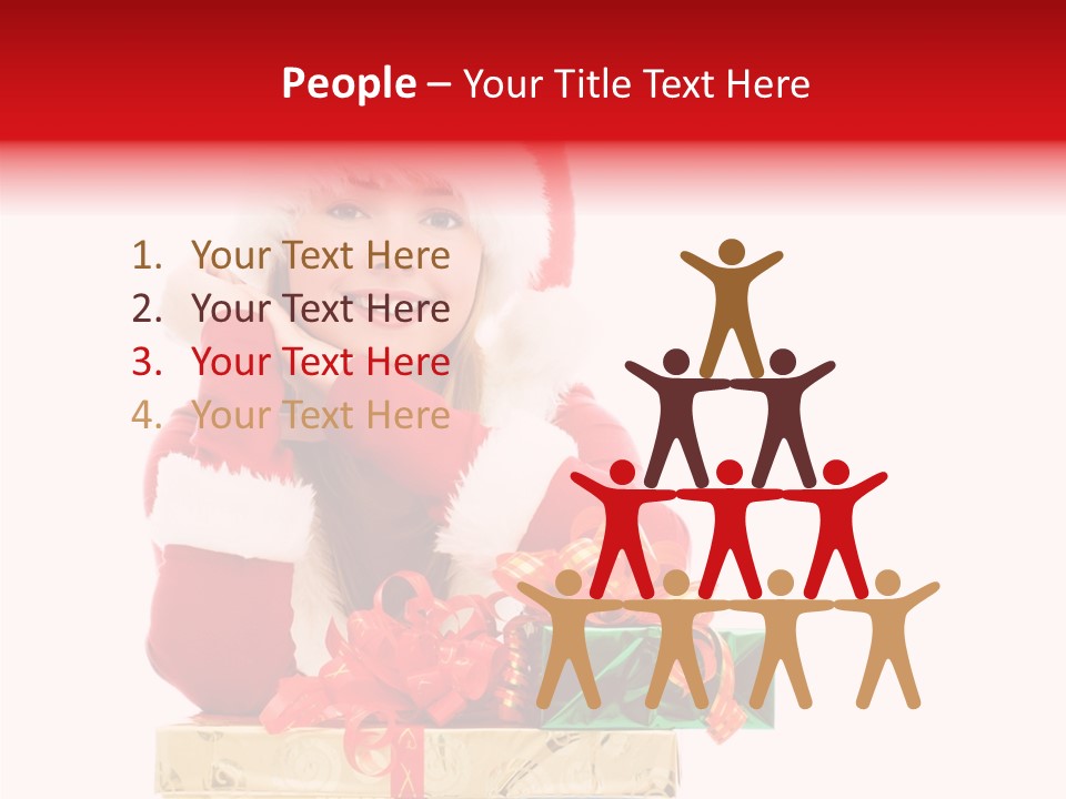 Presents Sexy Christmas PowerPoint Template