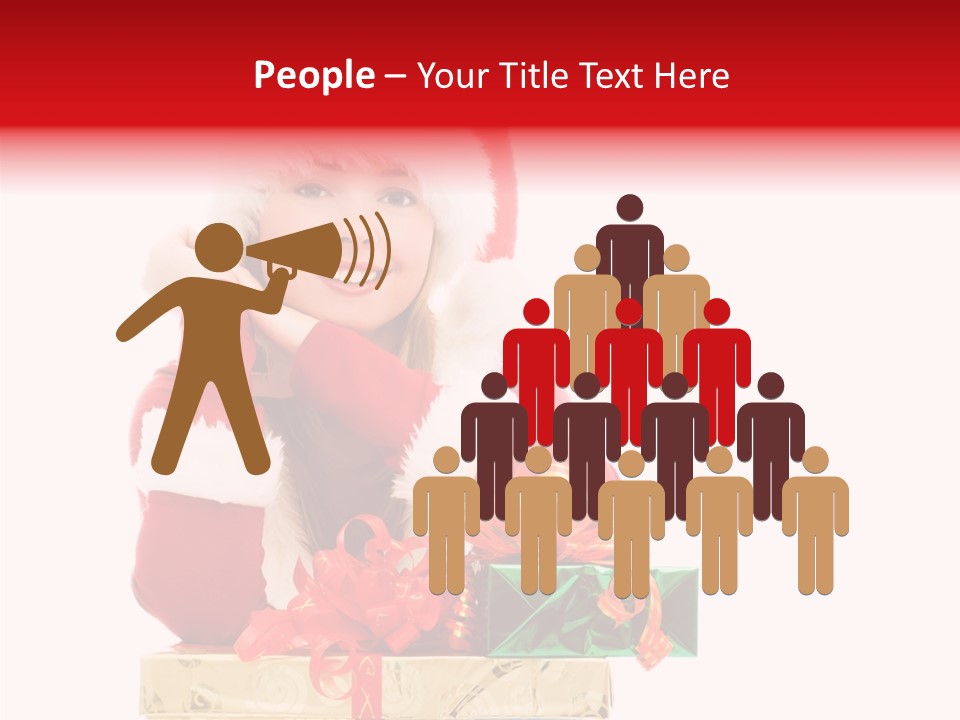 Presents Sexy Christmas PowerPoint Template