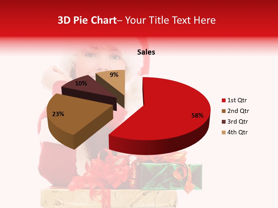 Presents Sexy Christmas PowerPoint Template