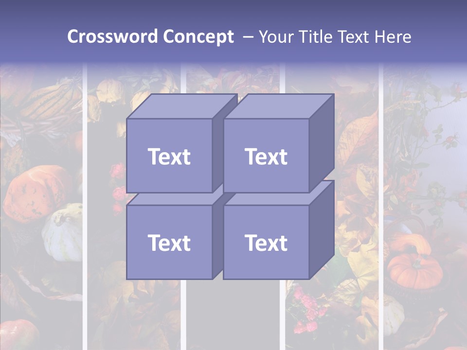 Colourful Vegetation Frame PowerPoint Template
