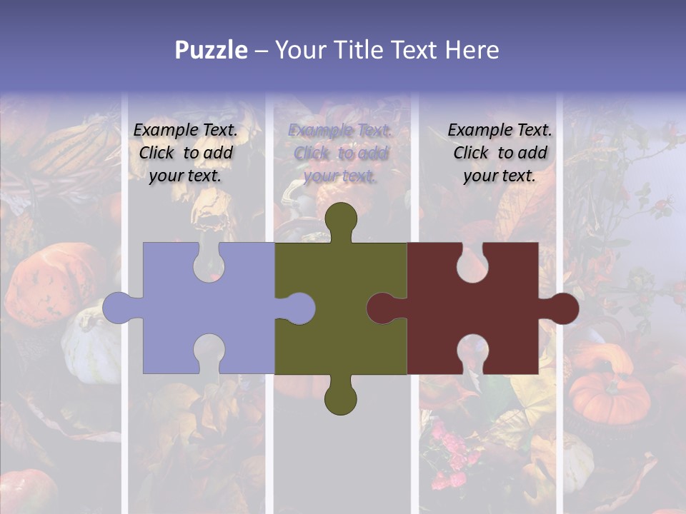 Colourful Vegetation Frame PowerPoint Template