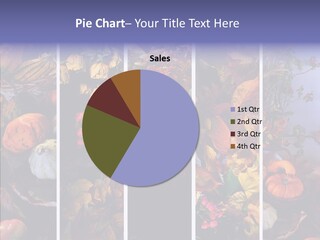 Colourful Vegetation Frame PowerPoint Template