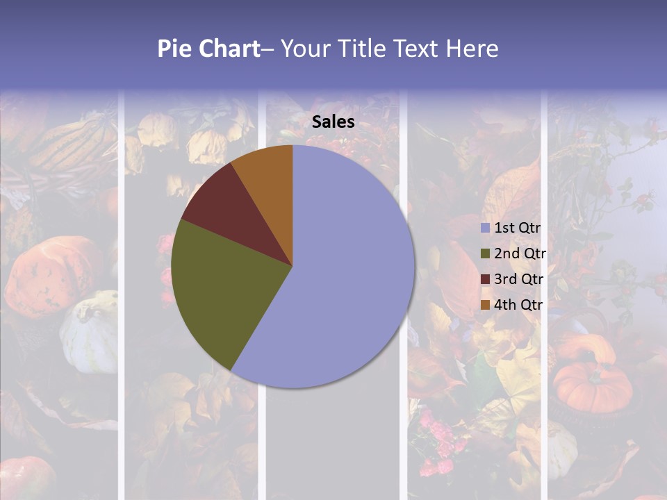 Colourful Vegetation Frame PowerPoint Template