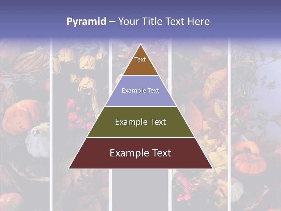 Colourful Vegetation Frame PowerPoint Template