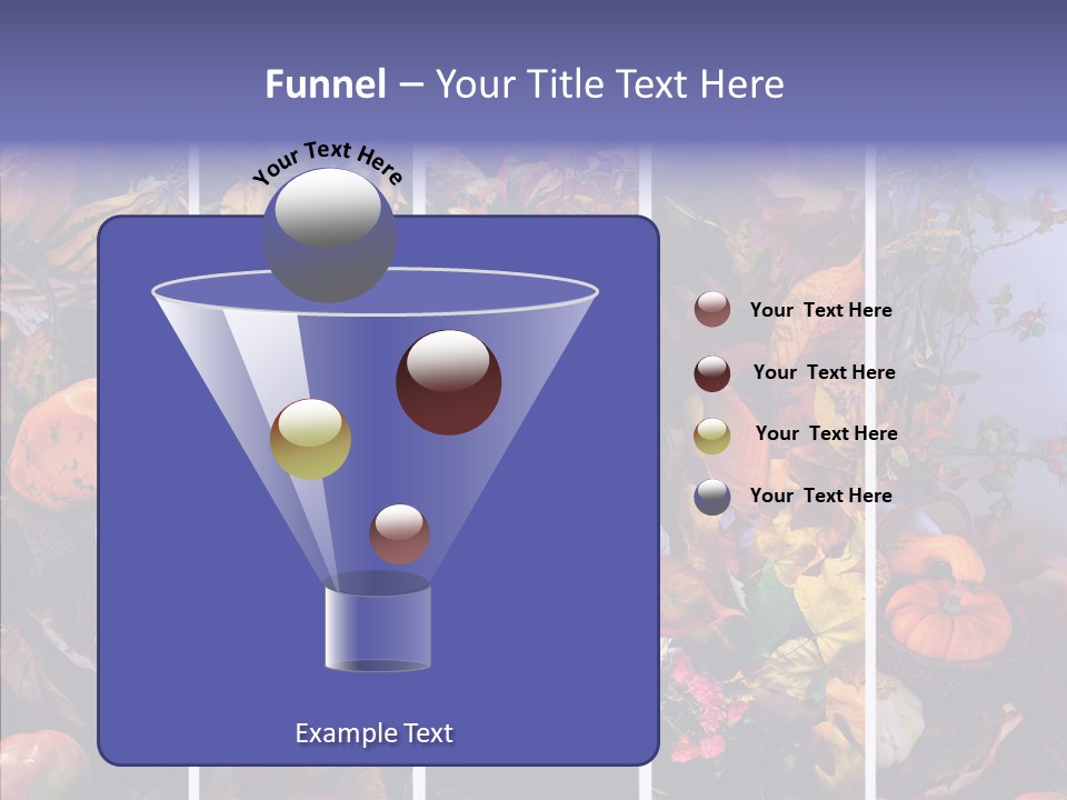 Colourful Vegetation Frame PowerPoint Template