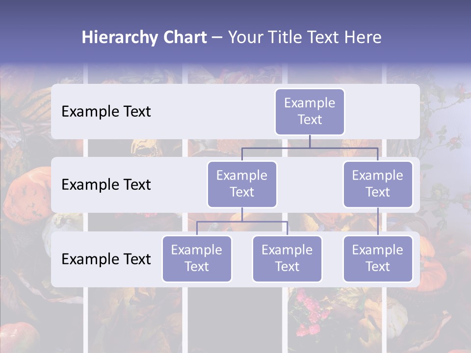 Colourful Vegetation Frame PowerPoint Template
