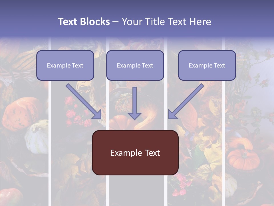 Colourful Vegetation Frame PowerPoint Template