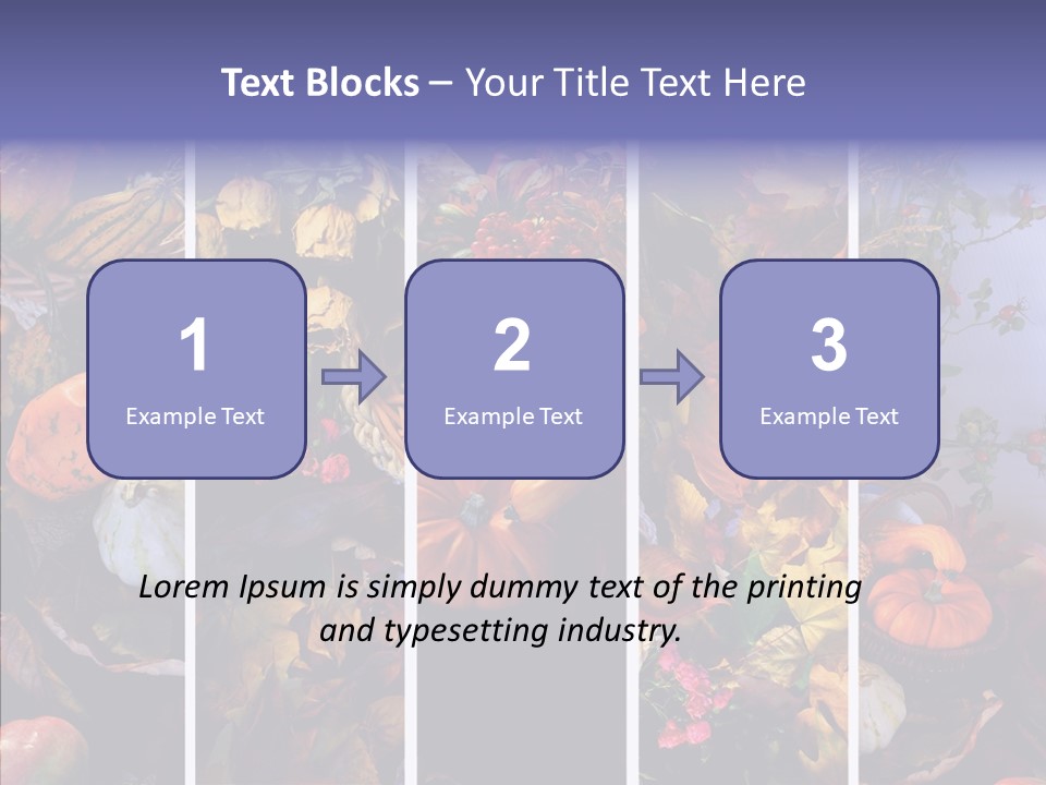 Colourful Vegetation Frame PowerPoint Template