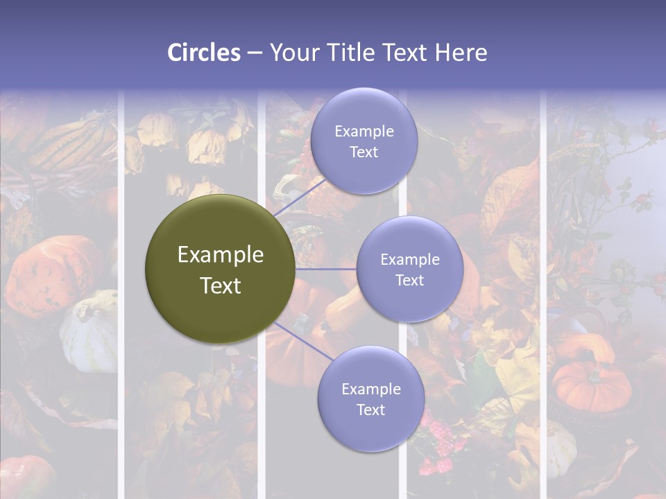 Colourful Vegetation Frame PowerPoint Template