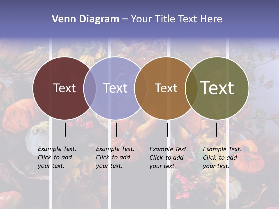 Colourful Vegetation Frame PowerPoint Template